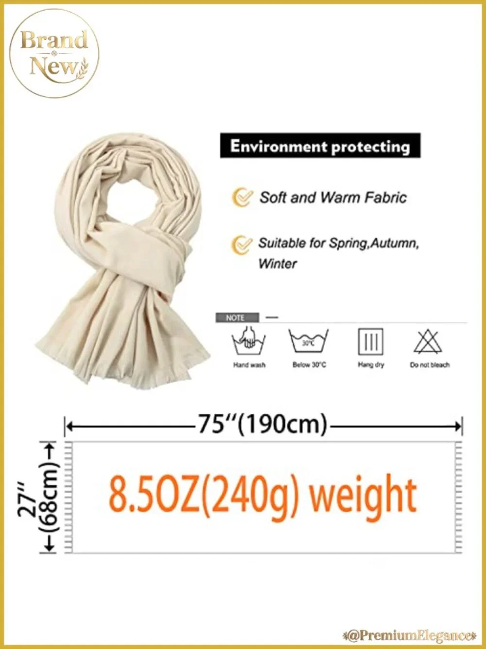 Pashmina Shawl Wrap Women Large Soft Winter Scarf Evening Dress Wedding